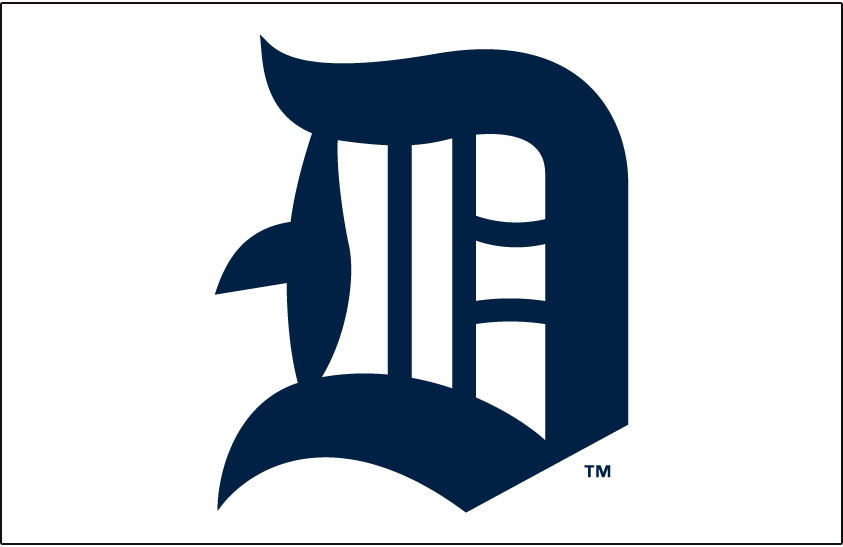 Detroit Tigers 1914 Jersey Logo vinyl decal